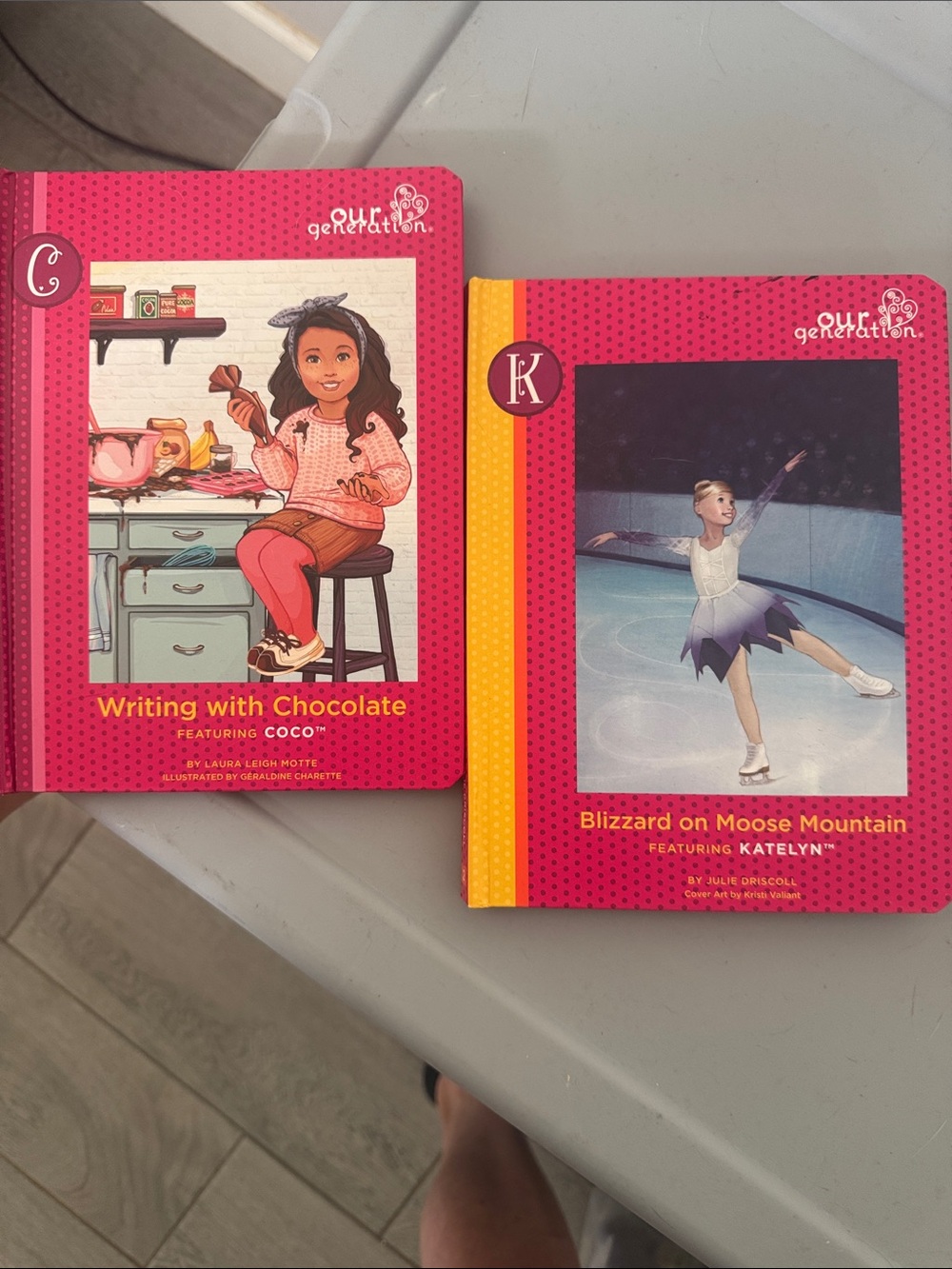 Writing with Chocolate - Pink & Orange Children's Book